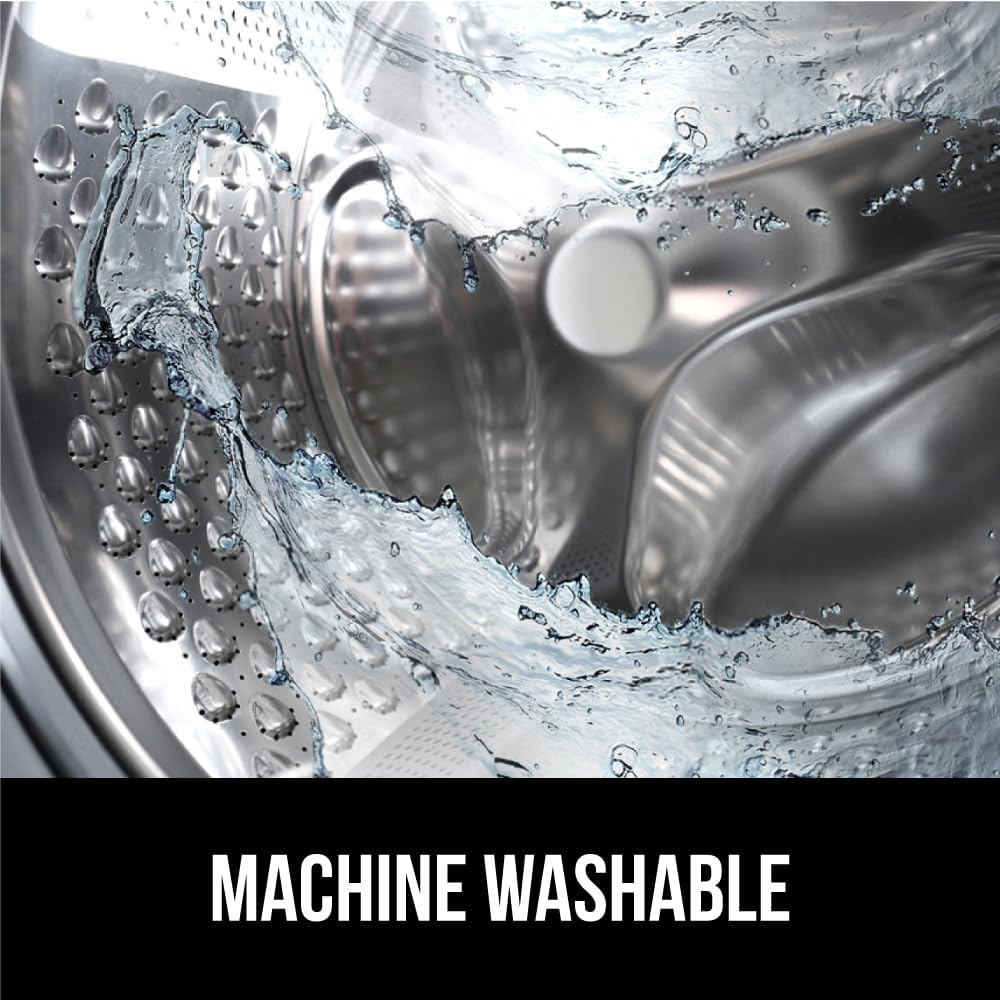 GORILLA GRIP Patented Square Shower Stall Mat, Small Bathtub Floor Mats for Stand Up Showers with Suction Cups and Drainage Holes, Machine Wash, Soft on Feet, Bathroom Accessories 21x21 Inch, Clear - Image 9